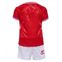 Fotbalové Dres Dánsko Dětské Domácí ME 2024 Krátký Rukáv (+ trenýrky)